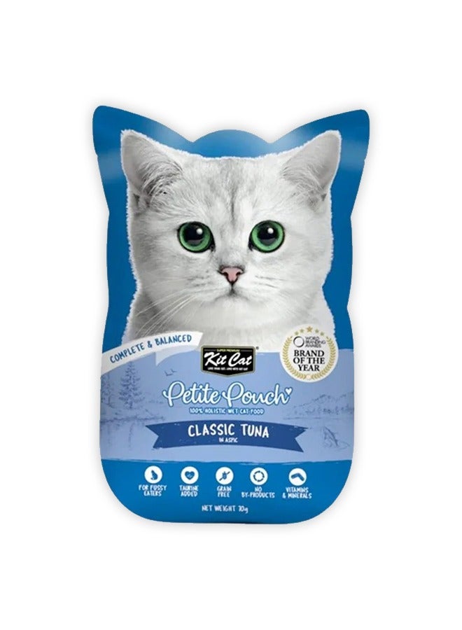 كيت كات أكياس صغيرة من طعام القطط الرطب بنكهة التونة الكلاسيكية - 70 غرام (عبوة من 24 كيسًا) - Image 2